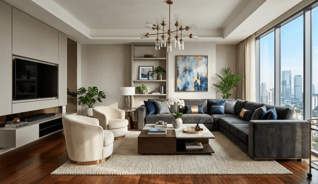 furniture jati custom untuk proyek hotel dan hunian di tangerang selatan
