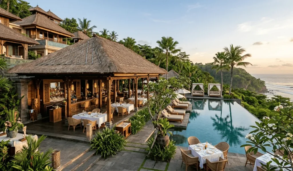 furniture kursi meja jati custom untuk restoran dan hotel di bali