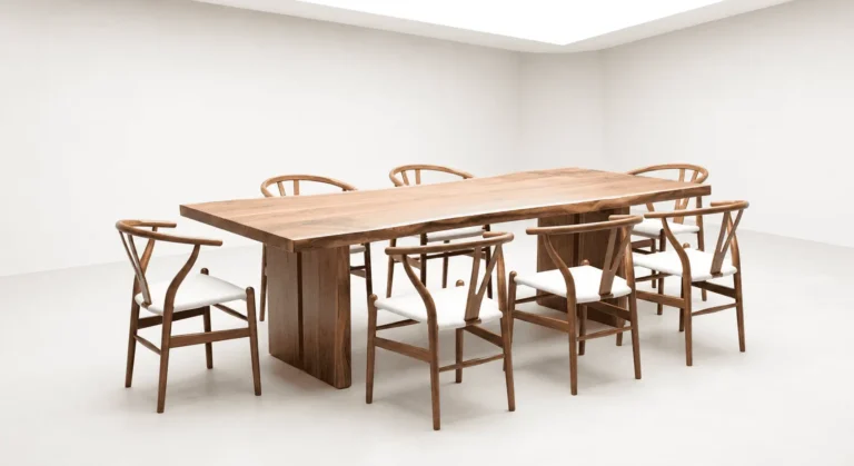 set meja makan 6 kursi produksi yusr furniture jepara untuk kebutuha hunian hotel villa cafe resto dan meeting room | mitra kontraktor area jakarta serta seluruh Indonesia